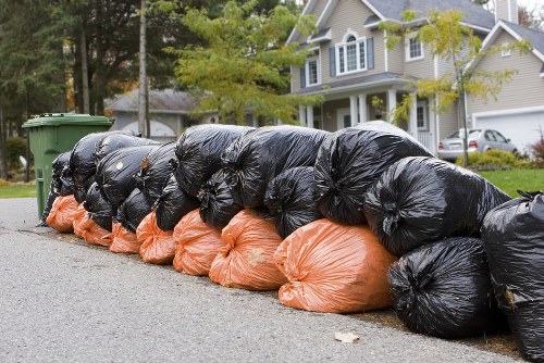 Landlord preparing property for new tenants