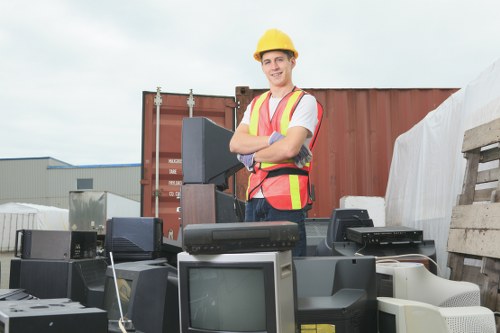 Recycling process in Twickenham